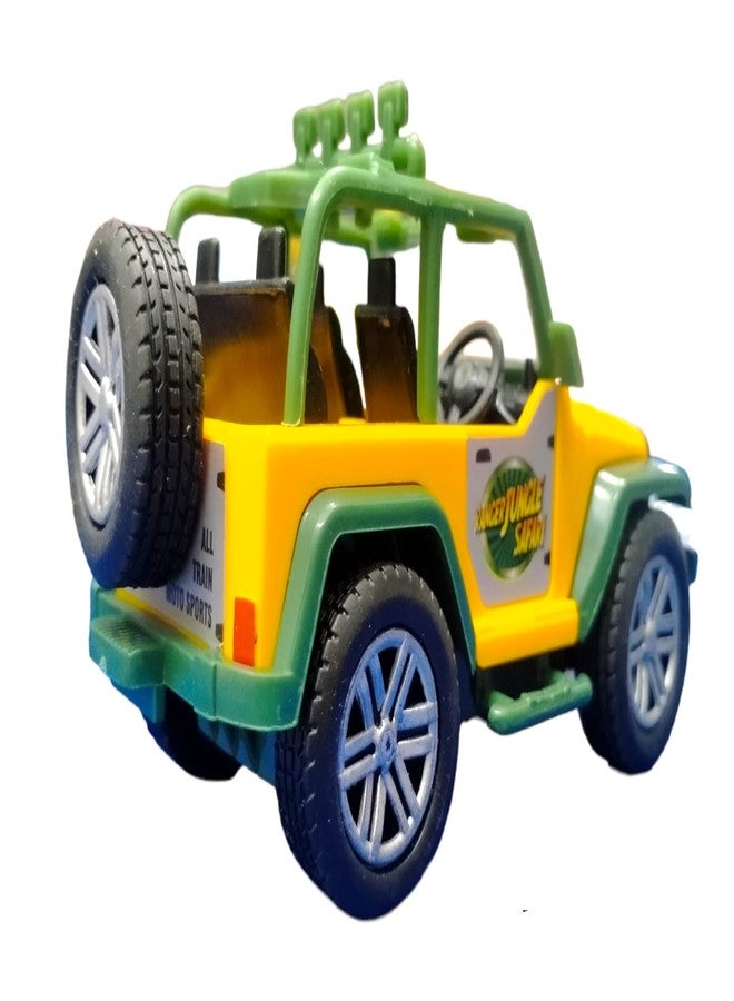 Caught Trendy Realistic Interior Design Pull Back Action Mini Decorative Jeep Model Toy Car for Kids and Best Birthday Return Gift for Boys & Girls. - Image 5